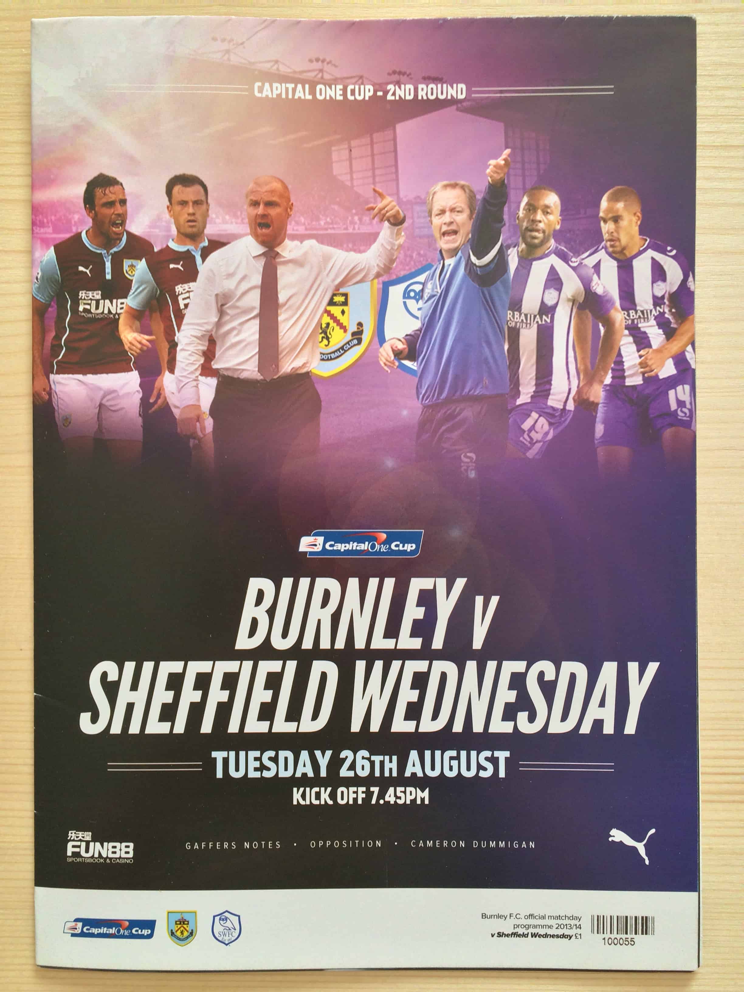 Burnley FC v Sheffield Wednesday FC 